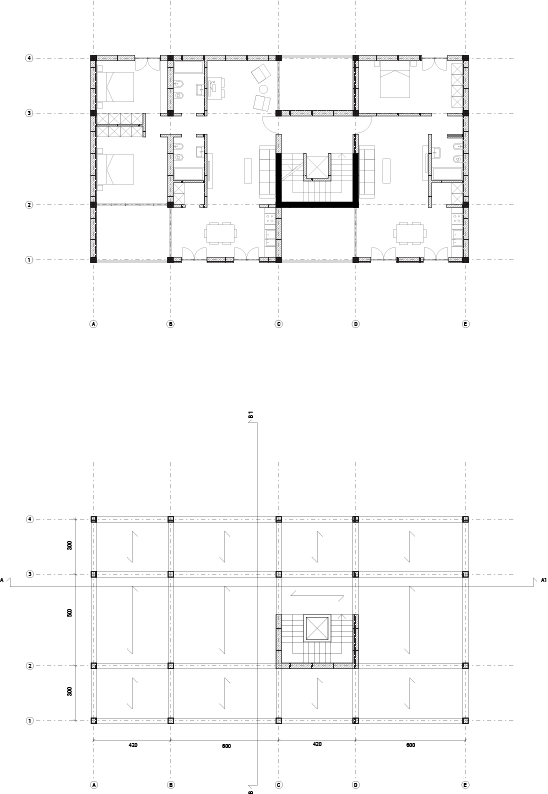 PIANTA ARCHITETTONICA E STRUTTURALE