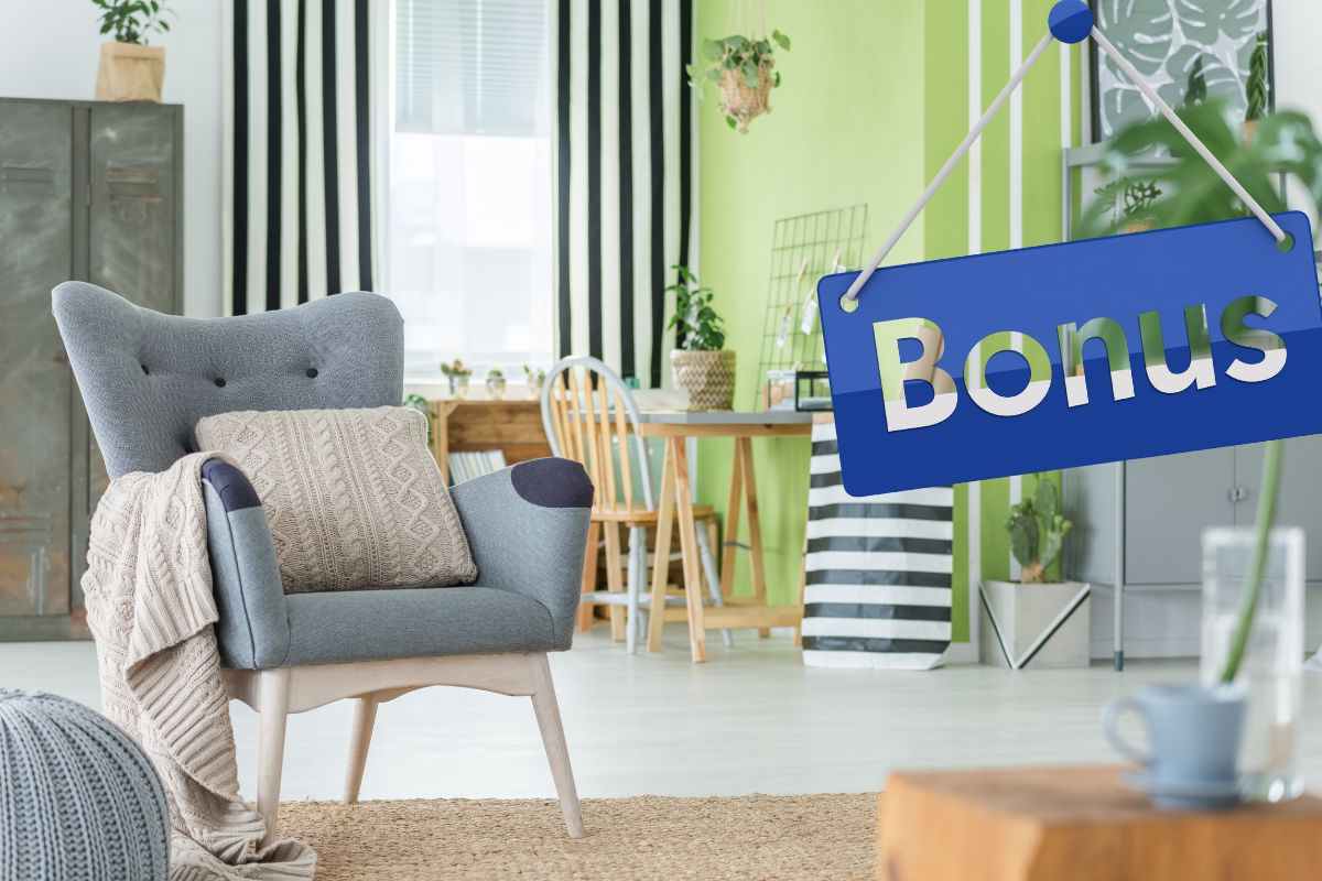 Mobili in appartamento con il logo Bonus
