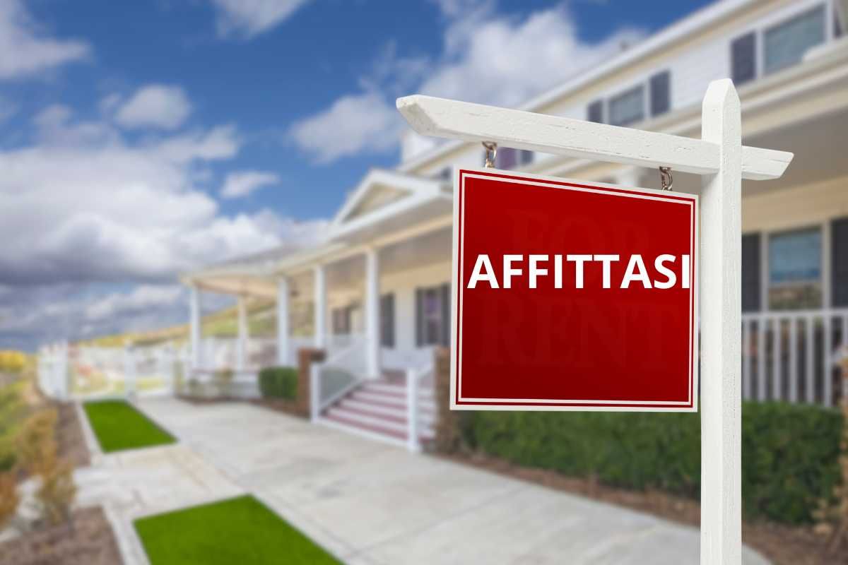 Cartello casa in affitto