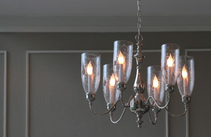 Lampadario difficile da pulire