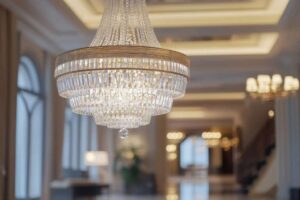 Lampadario di cristallo