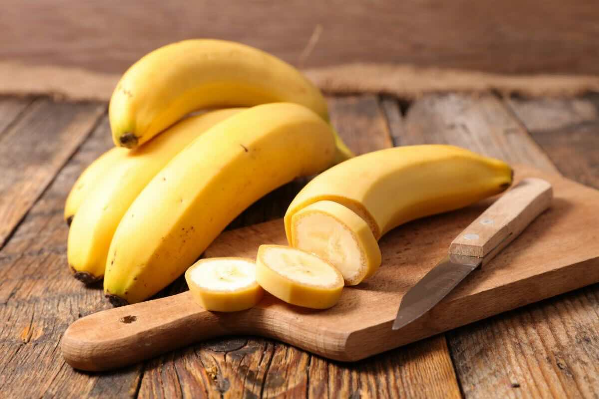 banana su tagliere