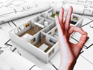 progetto di una casa, nano che fa ok