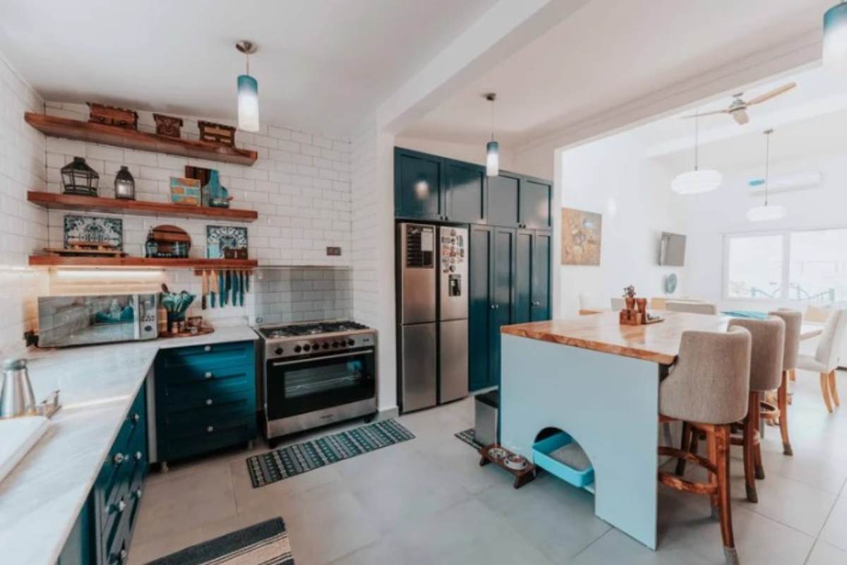 Cucina moderna e vintage