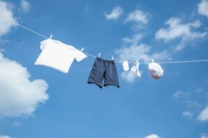 Bucato steso all'esterno