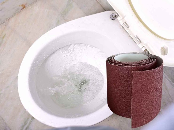 wc e carta vetrata