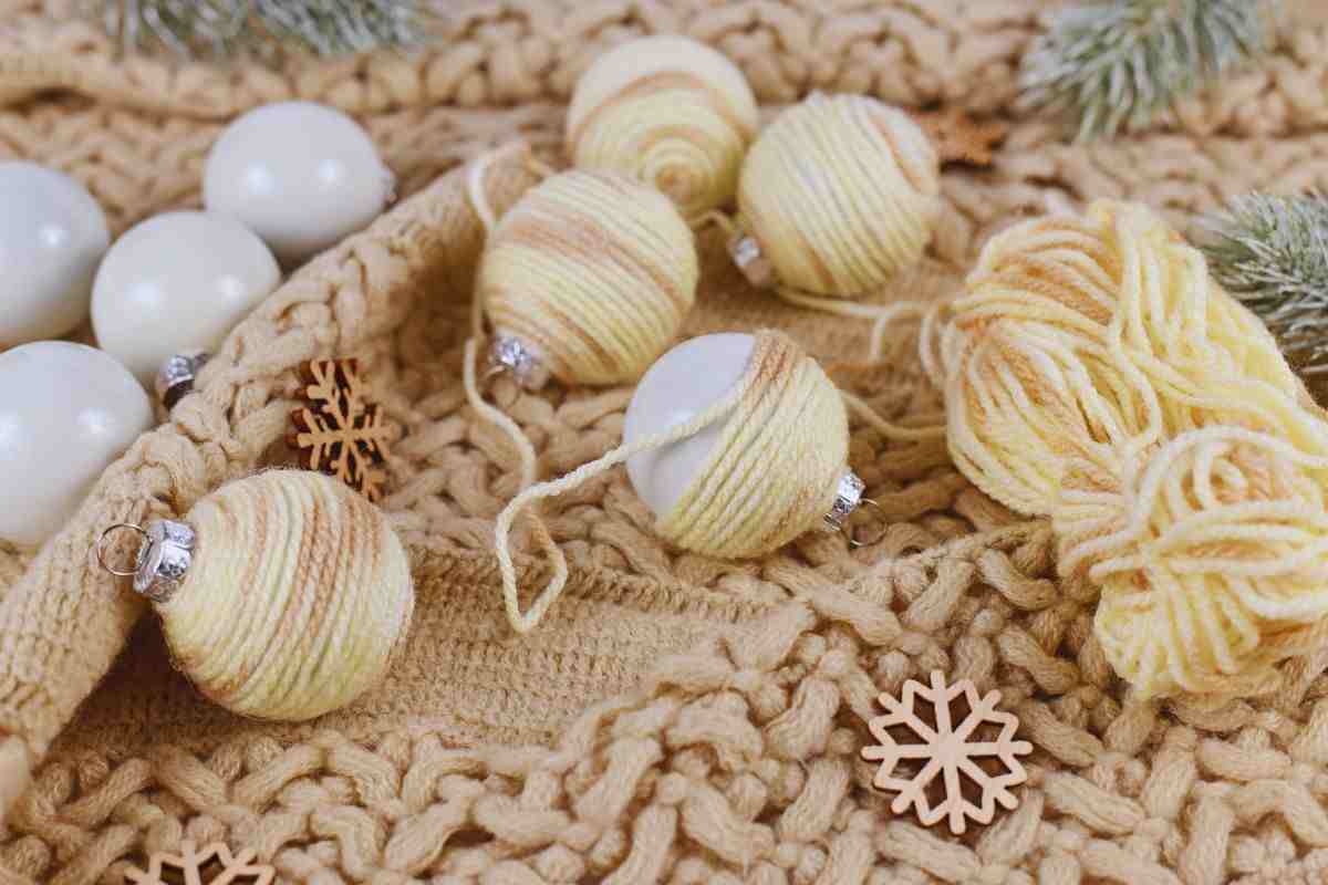 palle di Natale handmade