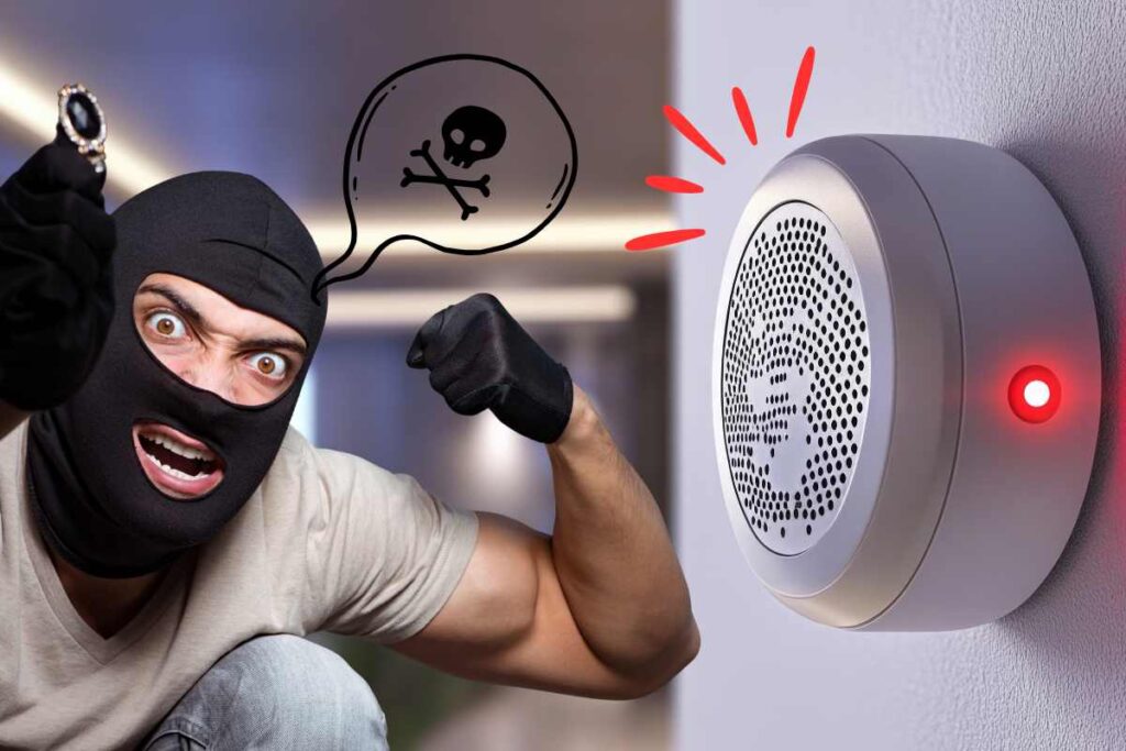 furto sventato con illuminazione