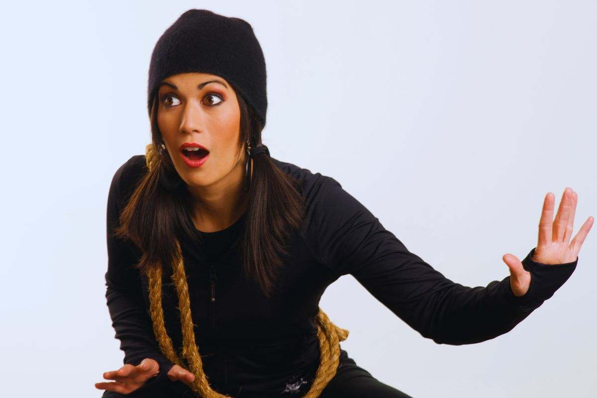 Ladra con espressione spaventata