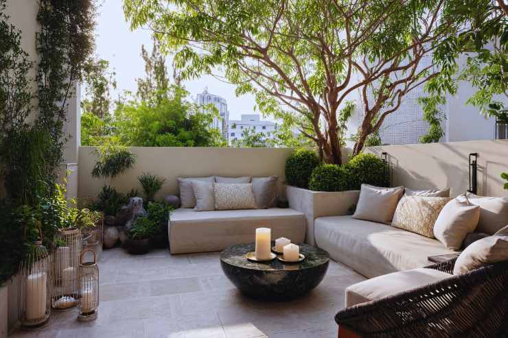 Divani da esterno in terrazza